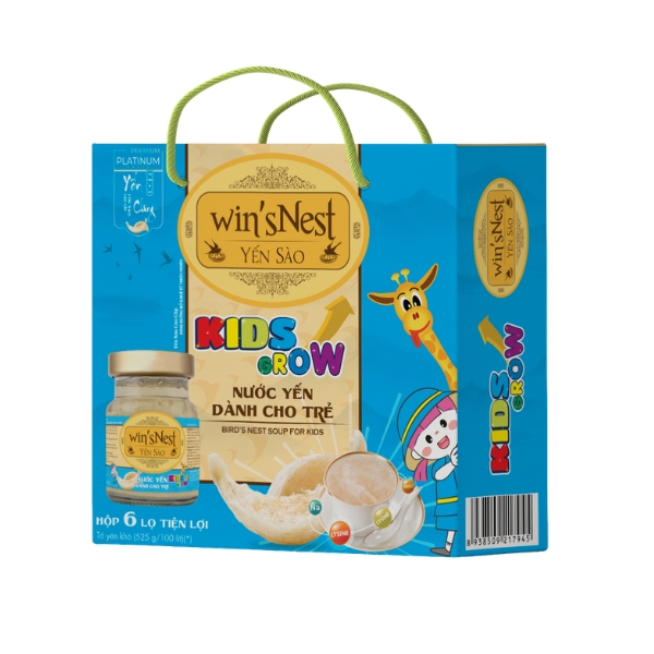 6 Hũ Nước Yến Sào Win'snest Kids Grow 70 tiện cho bé dùng, giảm 50% - AVAKids.com