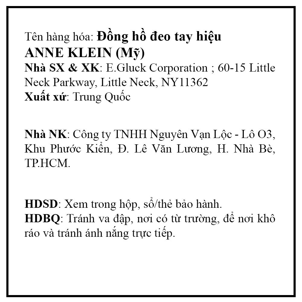 Đồng hồ ANNE KLEIN 33 mm Nữ AK/1018RGWT - 10