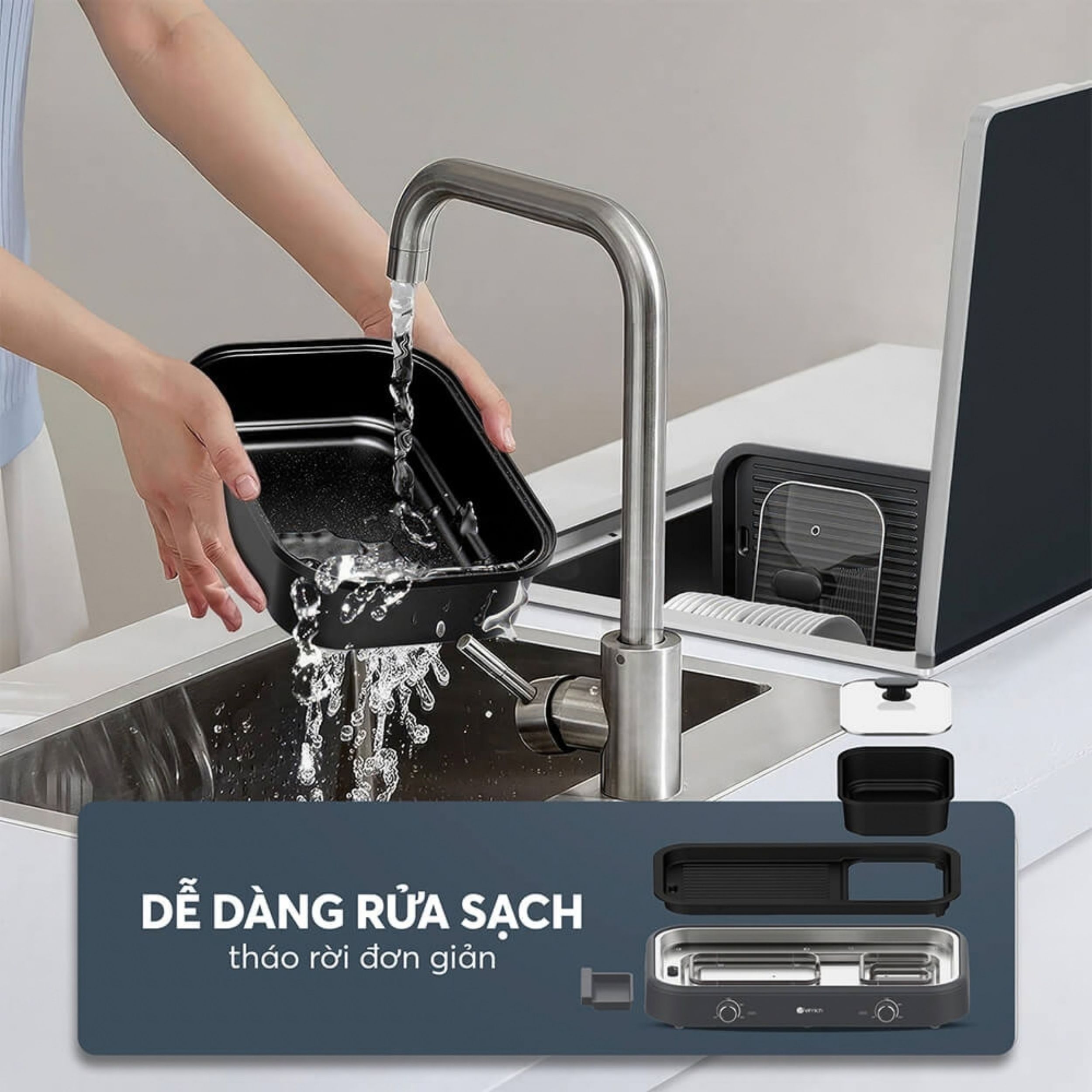 Bếp nướng lẩu đa năng Elmich HGE-3908 - 9