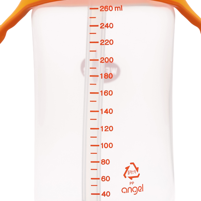 Bình tập uống Wesser 260 ml - Màu cam (từ 6 tháng) - Giao bao bì ngẫu nhiên 5