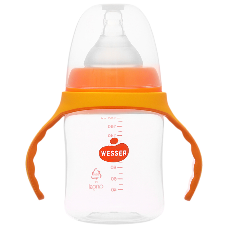 Bình sữa nhựa PP Wesser cổ rộng 260 ml (3 - 6 tháng) 10