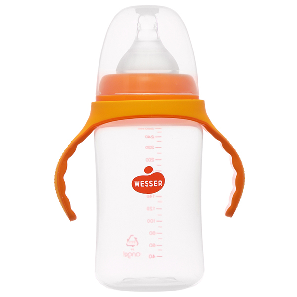 Bình sữa cổ rộng Wesser 260 ml
