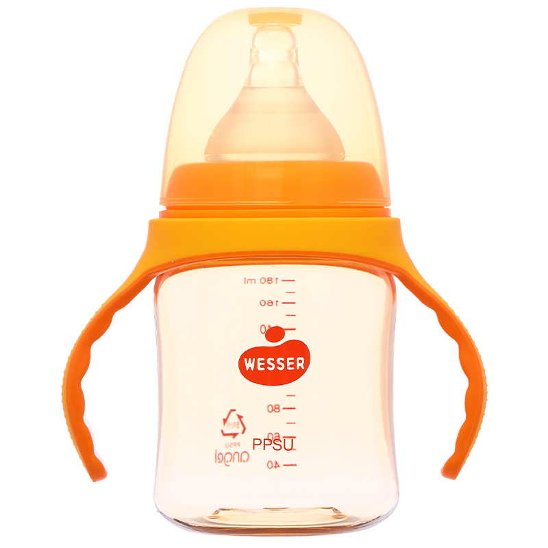 Bình sữa nhựa PPSU Wesser cổ rộng 260 ml (3 - 6 tháng) 10