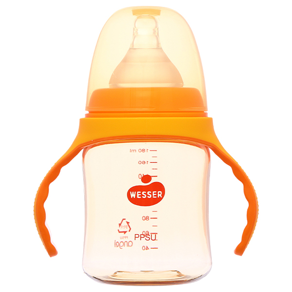 Bình sữa nhựa PPSU Wesser cổ rộng 260 ml (3 - 6 tháng) 9