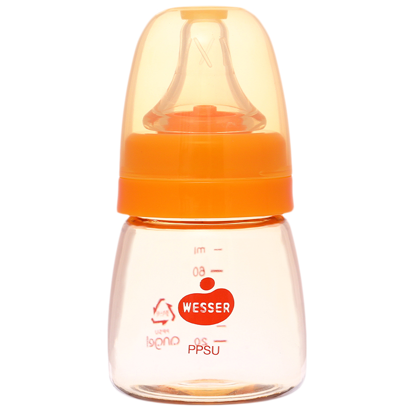 Bình sữa nhựa PPSU Wesser TBSWPP140 cổ hẹp 140 ml (0 - 3 tháng) - Giao bao bì ngẫu nhiên 34