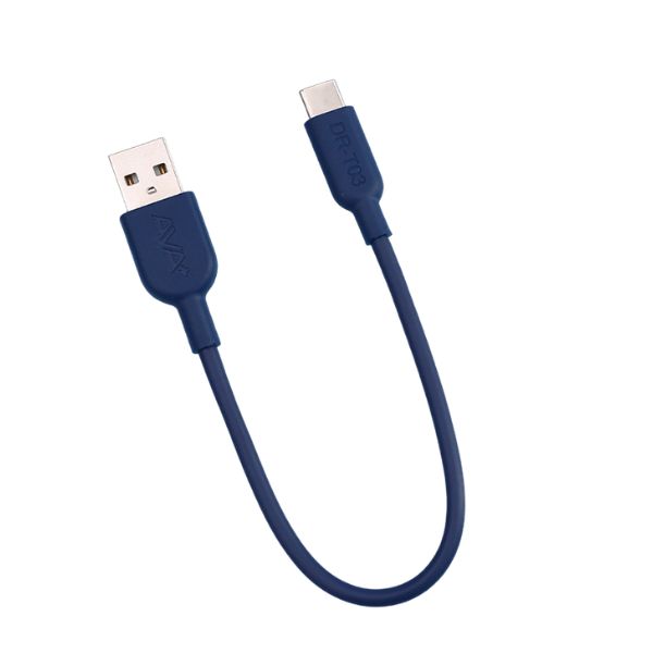 Cáp sạc và truyền dữ liệu USB-A - Type-C 15W 0.2m AVA+ DR-T03