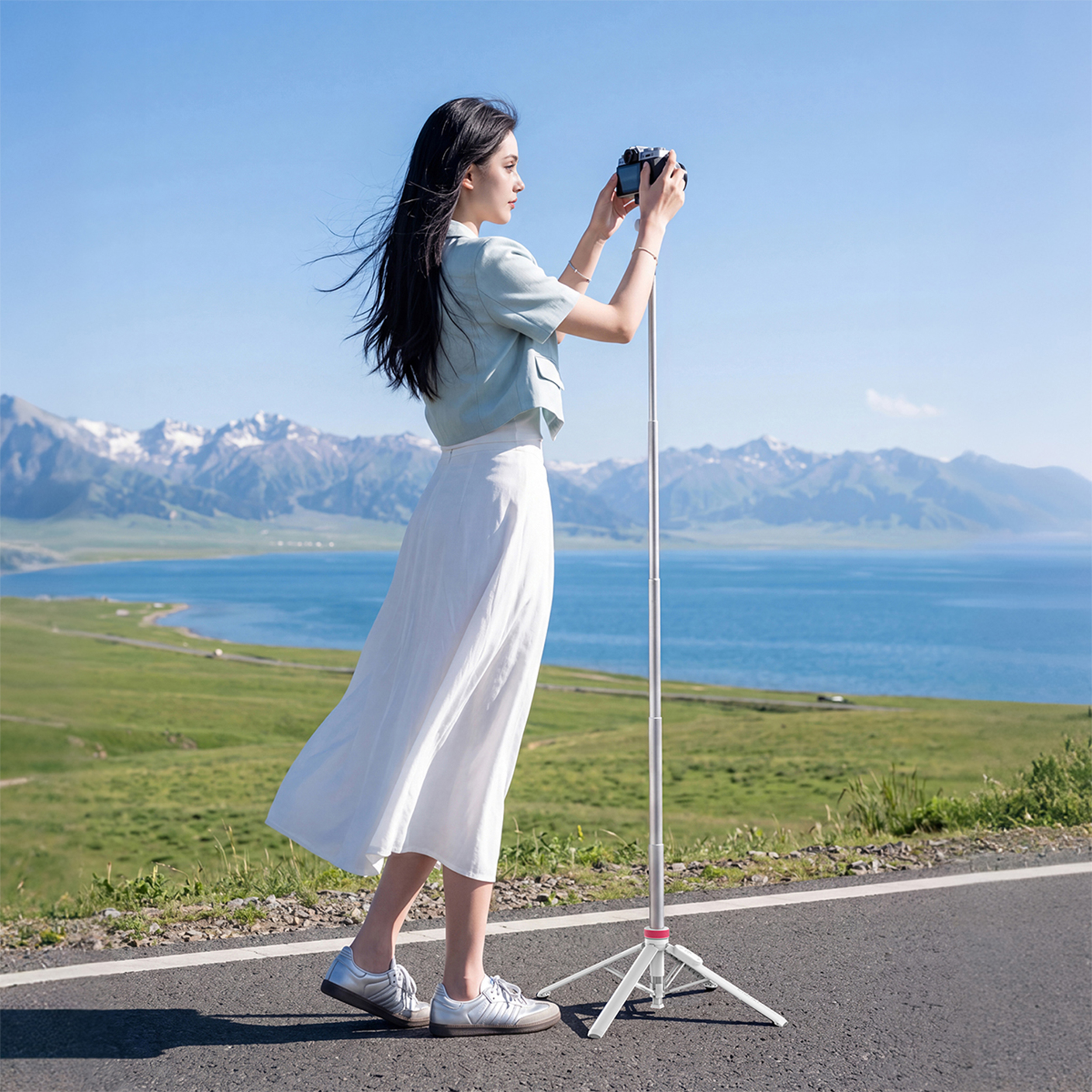Chân Tripod Kiêm Gậy Selfie Magnetic Tự Bung Chân Nhanh 149cm Ulanzi MT-44M - 15