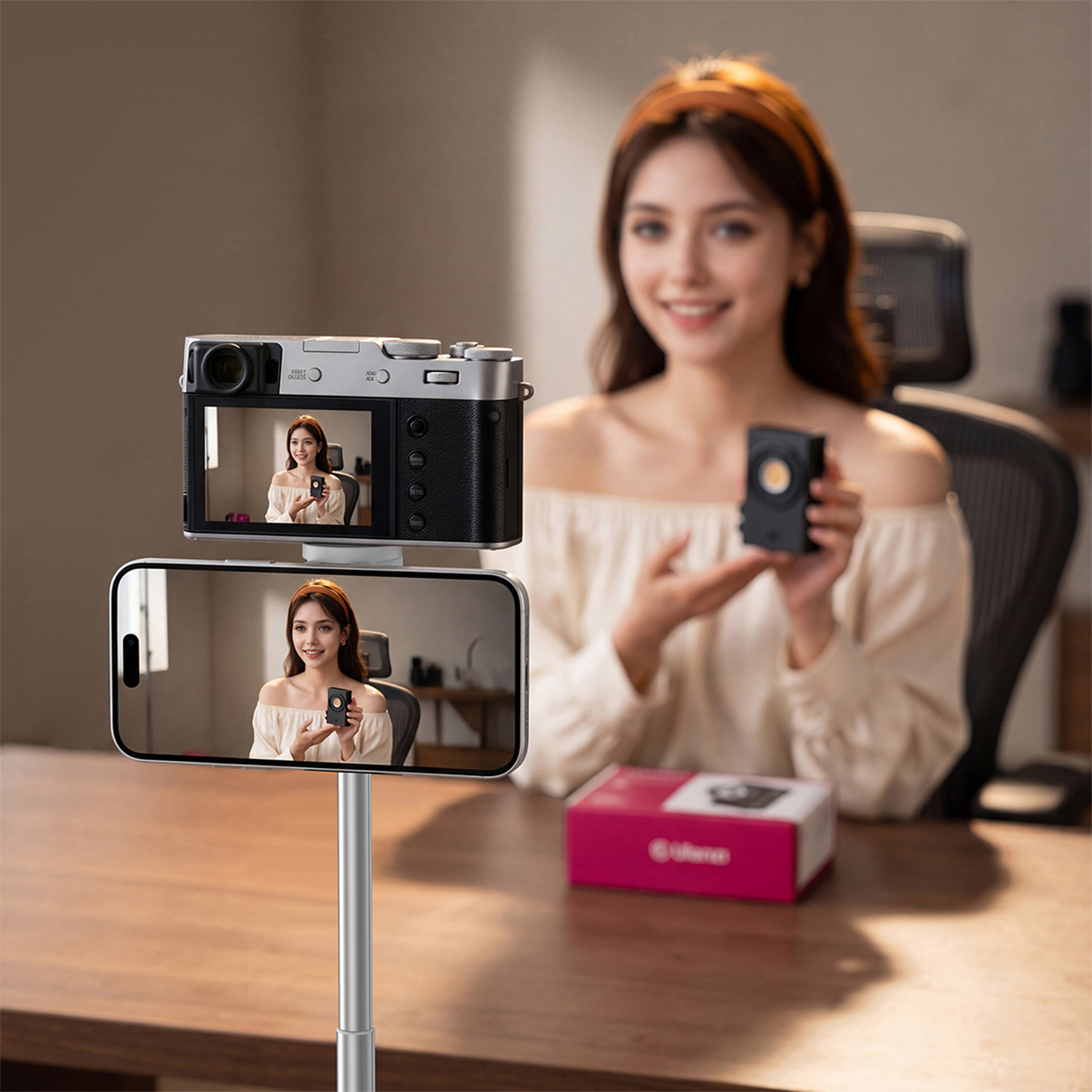 Chân Tripod Kiêm Gậy Selfie Magnetic Tự Bung Chân Nhanh 149cm Ulanzi MT-44M - 16