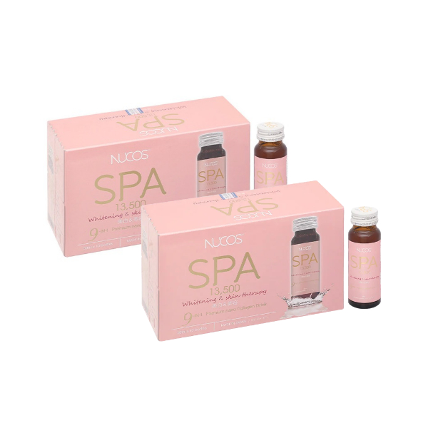 Combo 2 hộp Nước uống Nucos Spa 13.500 bổ sung collagen, giảm quá trình lão hóa
