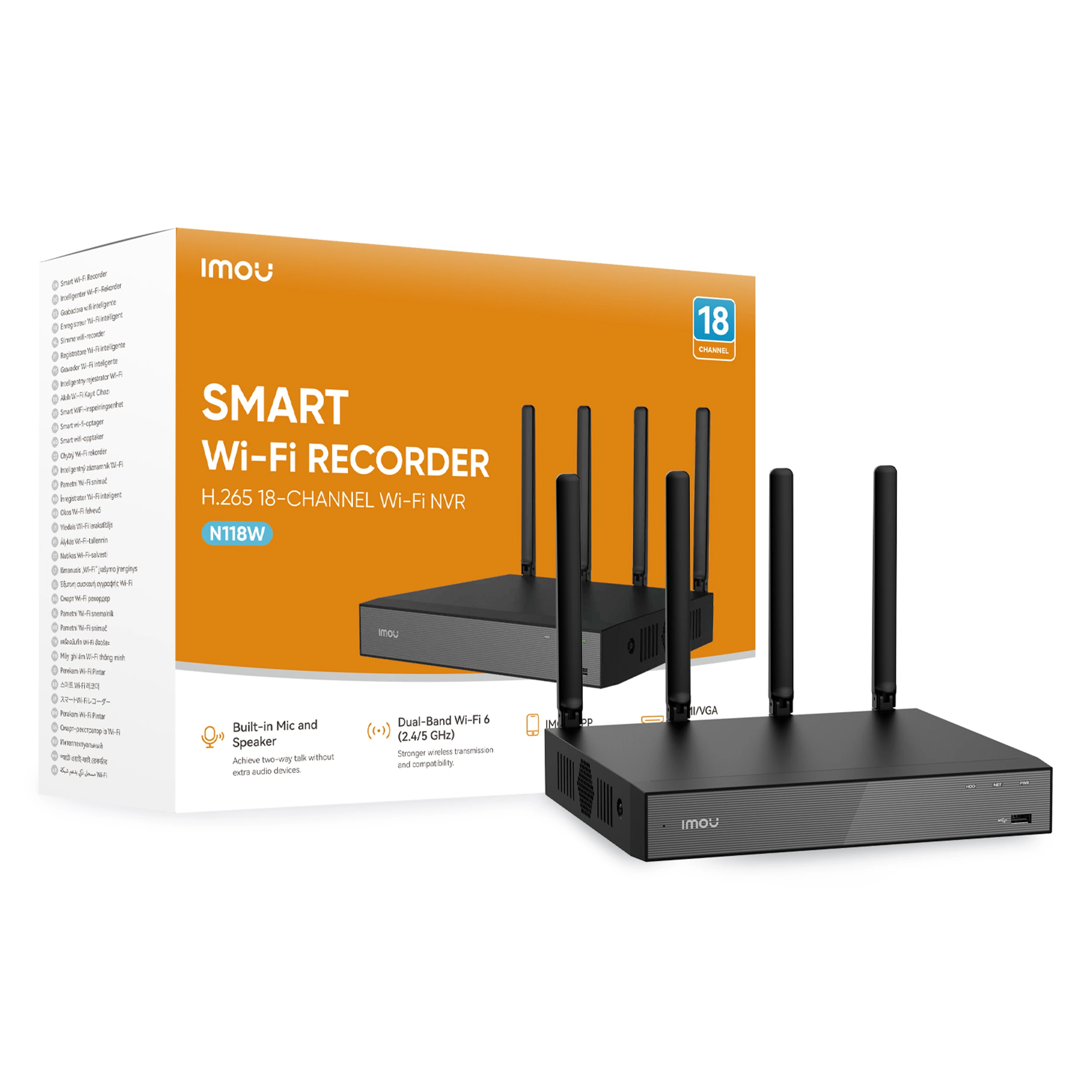 Đầu ghi hình camera IP Wi-Fi 10 kênh IMOU NVR-N110W-8A0E - 3