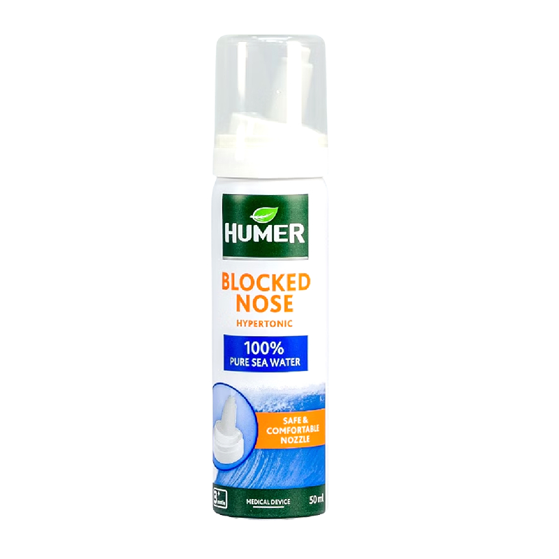 Dung dịch xịt mũi Humer Blocked Nose giảm nghẹt mũi chai 50 ml 4