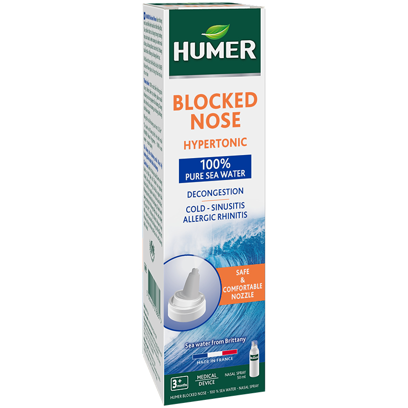Dung dịch xịt mũi Humer Blocked Nose giảm nghẹt mũi chai 50 ml 7