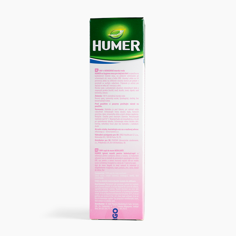 Dung dịch xịt mũi Humer Nasal Hygiene chai 150ml 9