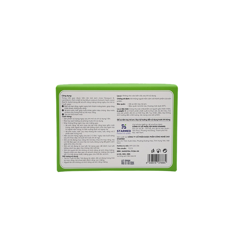 Gạc răng miệng cho bé Dr.Papie 1+ hộp 30 gói (từ 1 tuổi) - Giao bao bì ngẫu nhiên 9