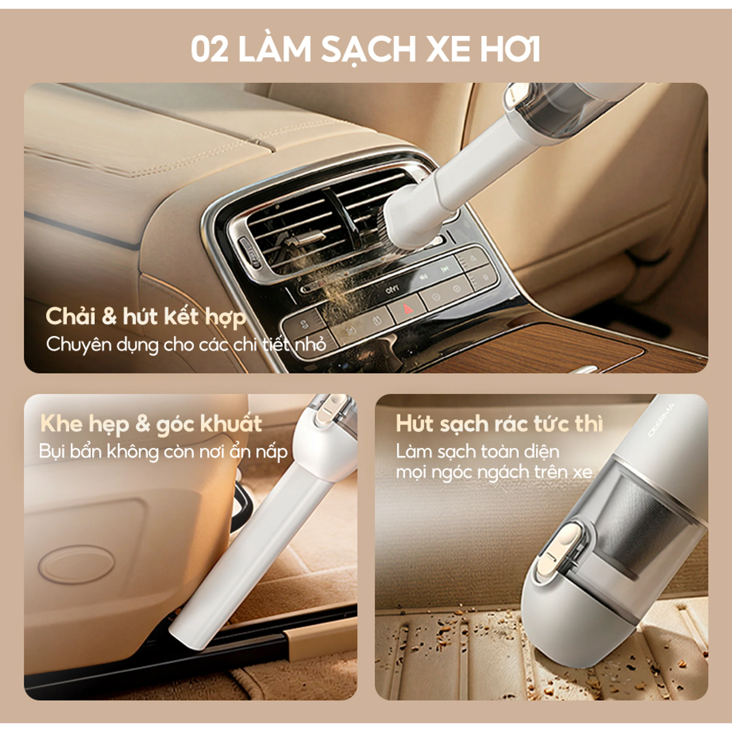 Máy hút bụi cầm tay Deerma DEM-XC02 - 12