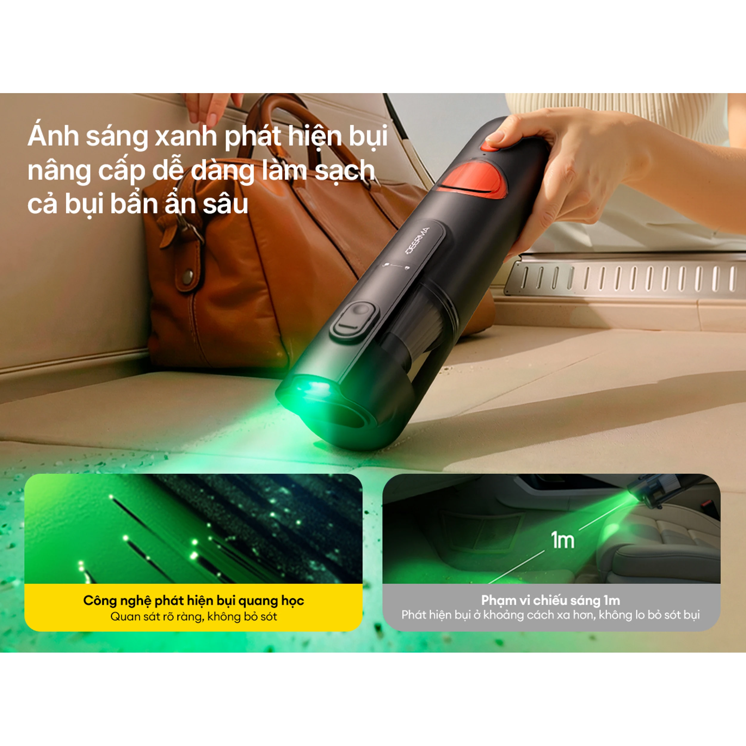 Máy hút bụi cầm tay Deerma XC01 - 3