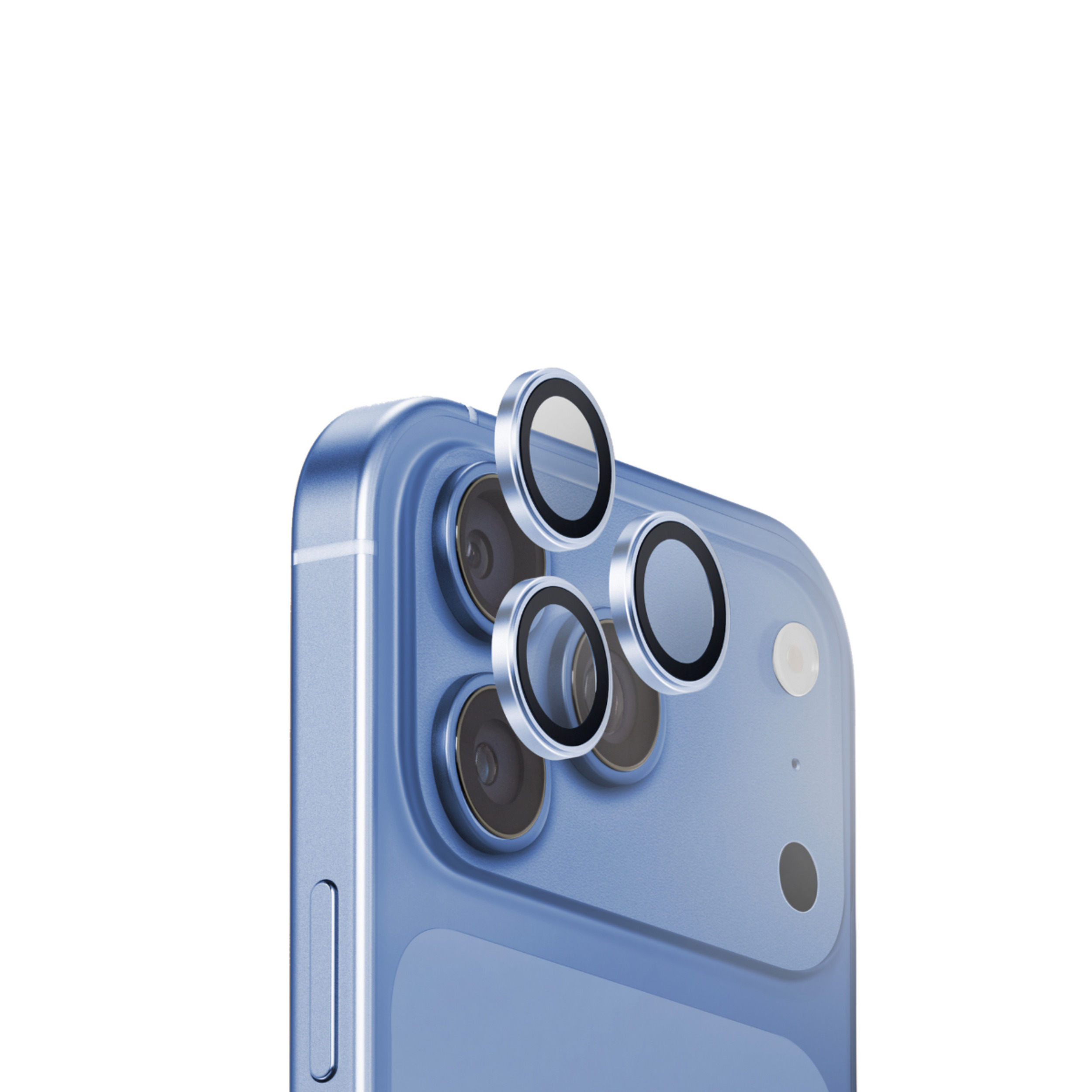 Miếng dán camera iPhone 18 Pro/iPhone 18 Pro Max OPTIX Viền Nhôm Kính Cường Lực UNIQ