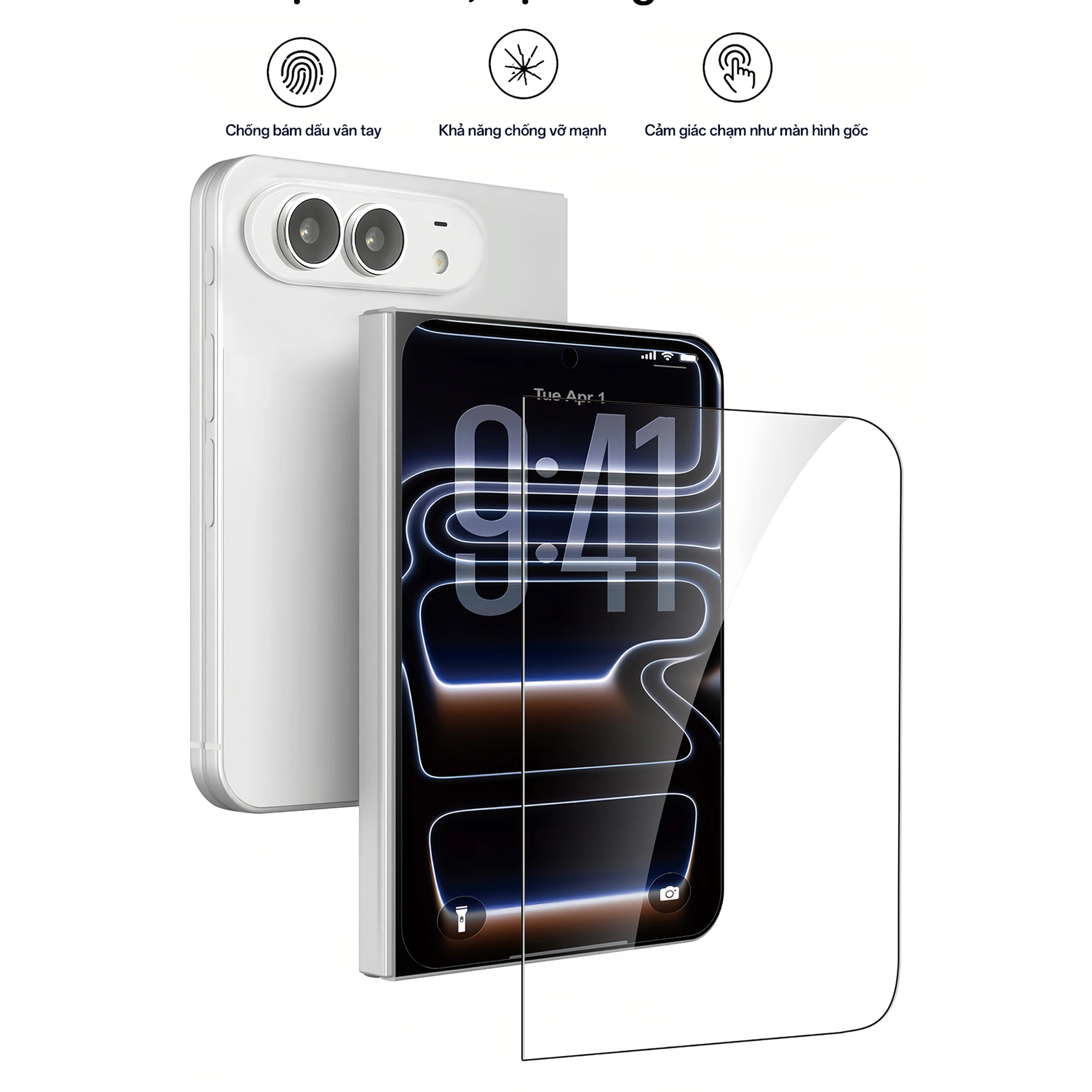 Miếng dán kính cường lực iPhone Duo JC AVA+ - 7