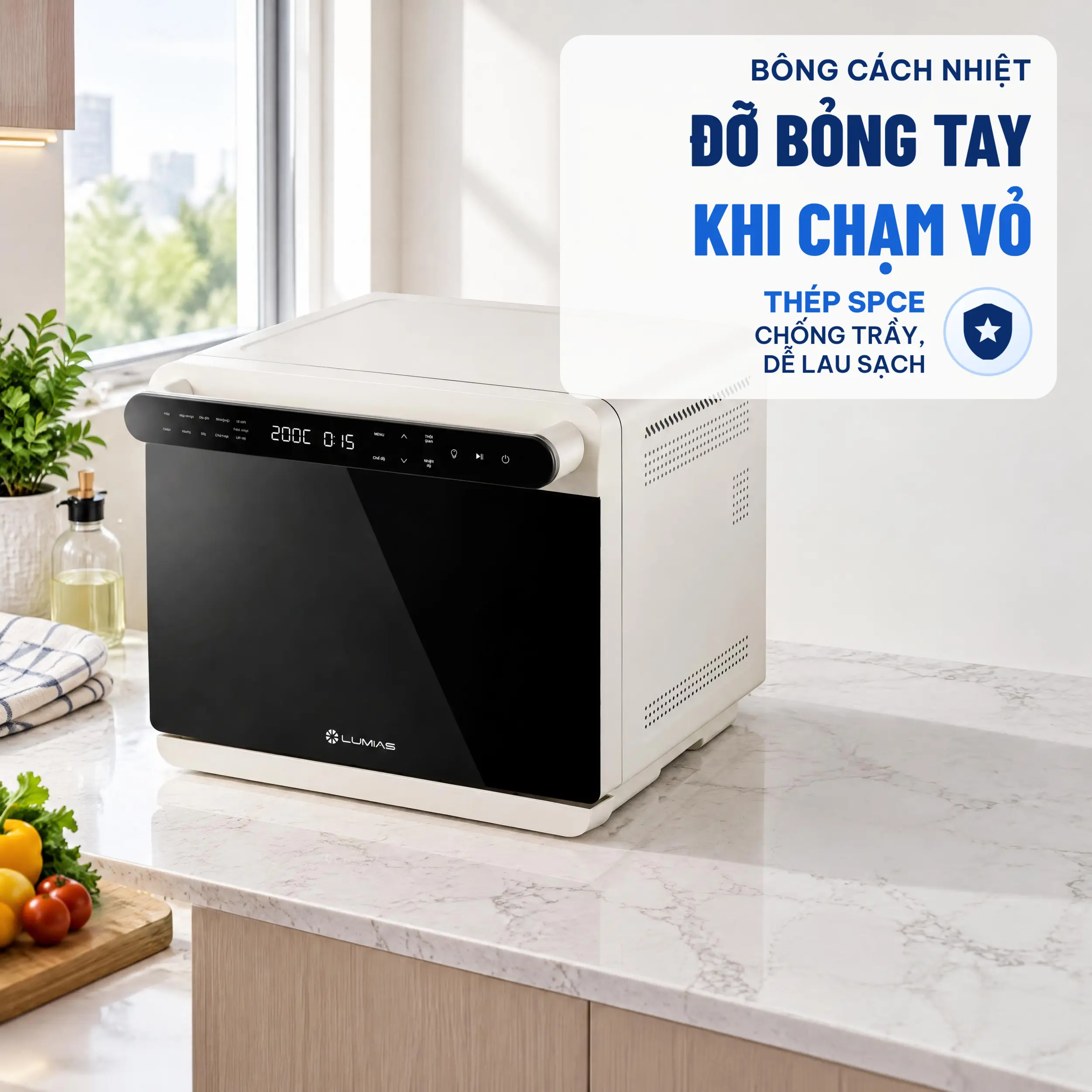 Nồi chiên không dầu kết hợp hấp LUMIAS 24 lít SF2400 - 6