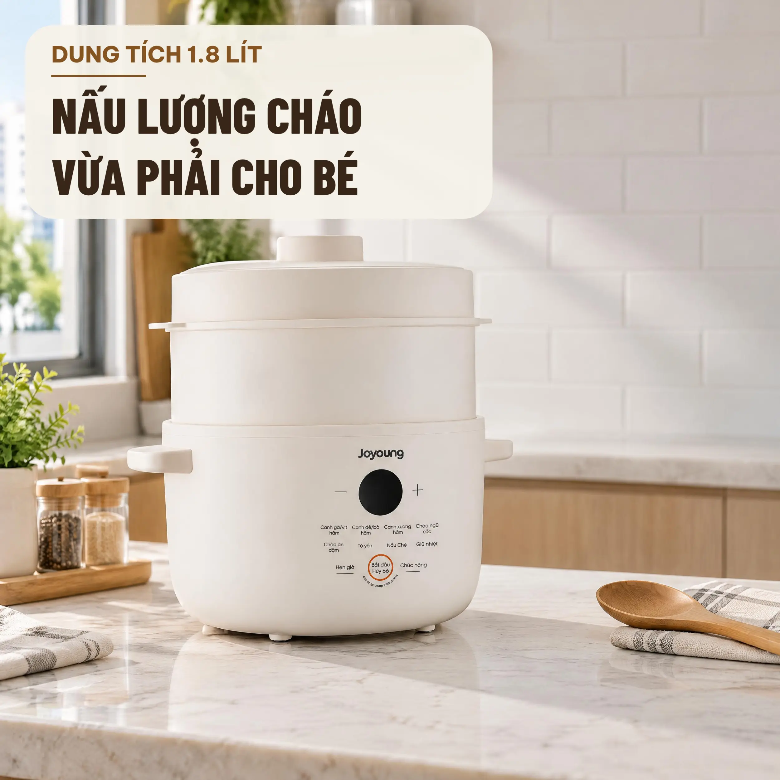 Nồi nấu chậm Joyoung 1.8 lít JSC-187 - 2