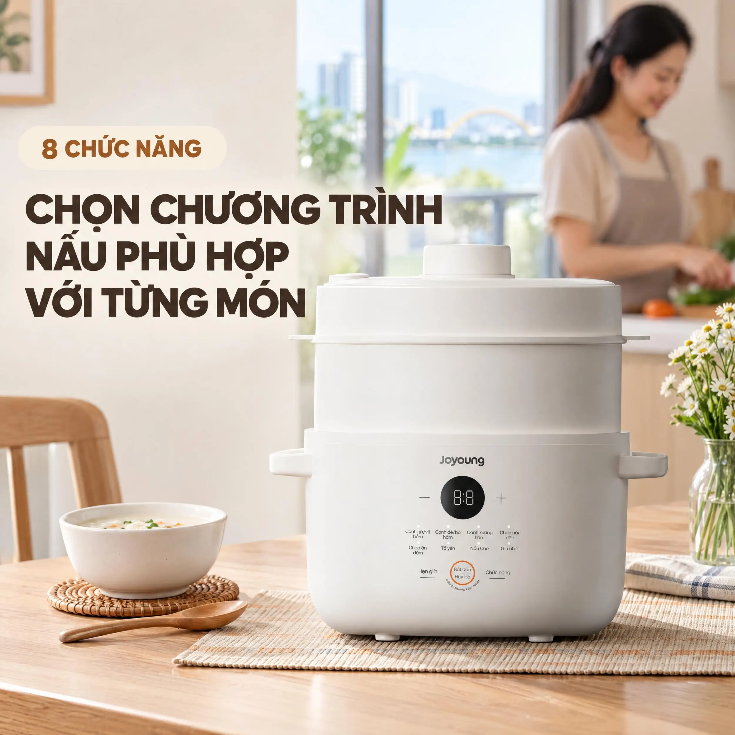Nồi nấu chậm Joyoung 1.8 lít JSC-187 - 4