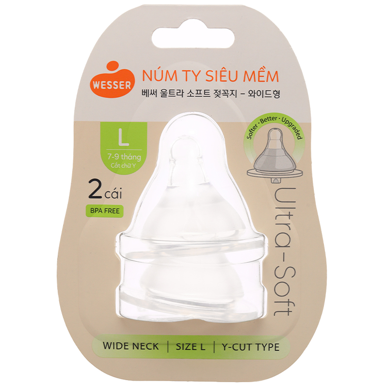 Núm ti Wesser silicone cổ rộng size L