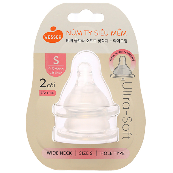 Núm ti Wesser cổ rộng size LL (Từ 9 tháng) 11