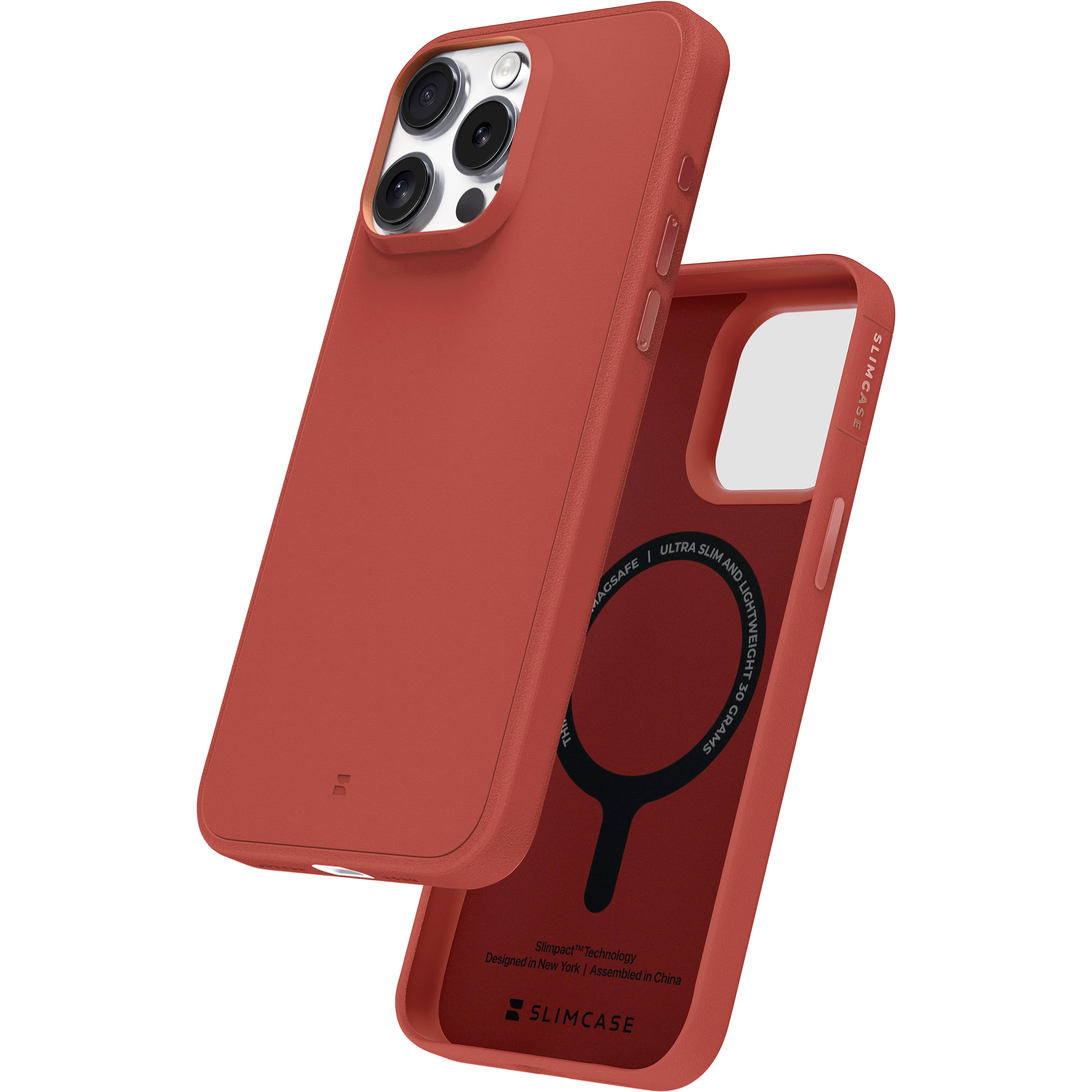 Ốp Lưng iPhone 15 Pro Max Magnetic SPORT SLIMCASE Đỏ - 4