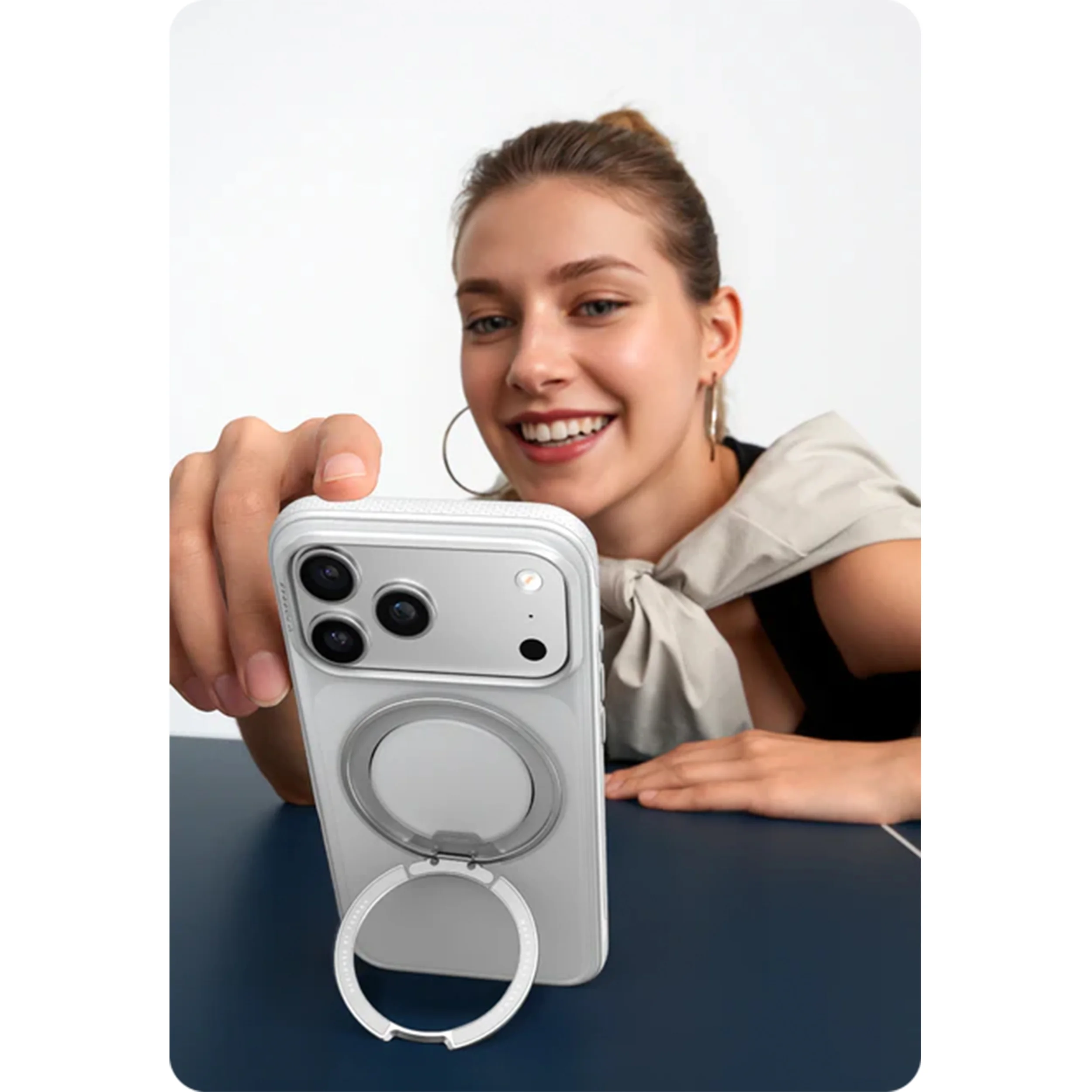 Ốp Lưng iPhone 18 Pro Max/17 Pro Max Magnetic O3 NEO TORRAS Trắng Bán Trong - 4