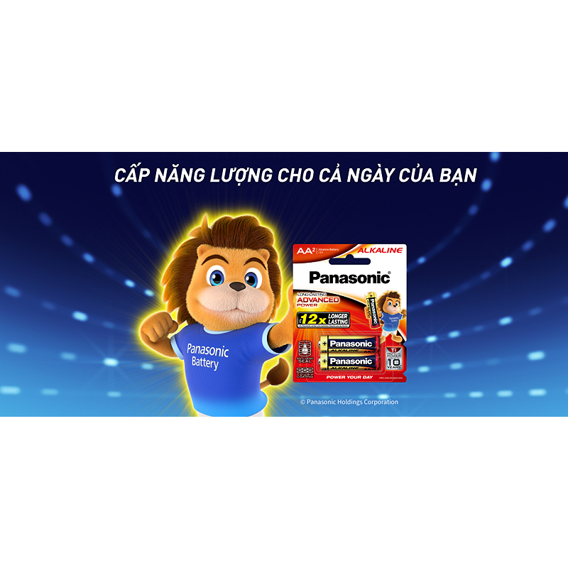 Pin AA 2 viên Panasonic Alkaline LR6T/2B-V - Giao bao bì ngẫu nhiên 11