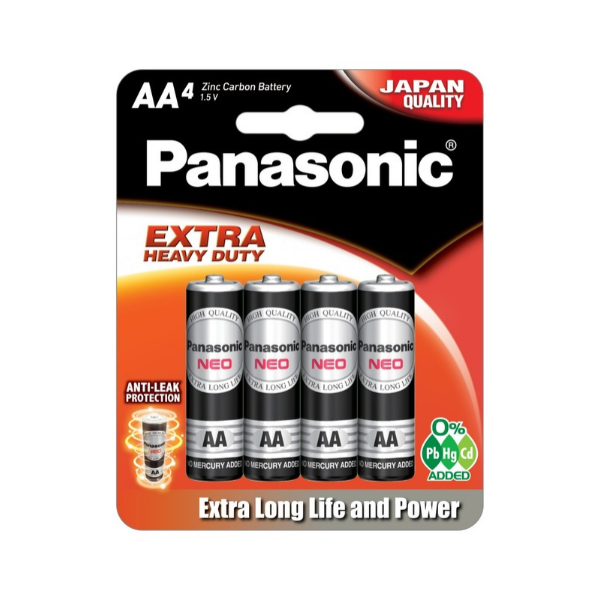 Pin AA 4 viên Manganese Panasonic R6NT-4B - Giao bao bì ngẫu nhiên