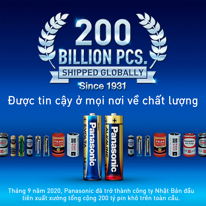 Pin AAA 2 viên Panasonic Alkaline LR03T/2B - Giao bao bì ngẫu nhiên 8