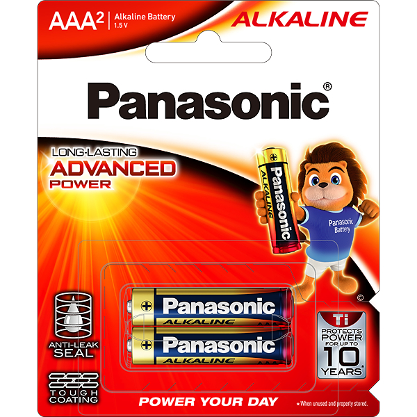 Pin AAA 2 viên Alkaline Panasonic LR03T - AVAKids.com