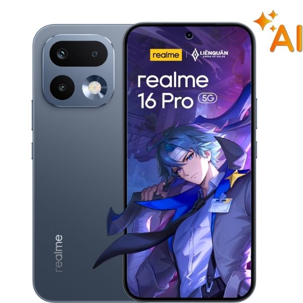realme 16 Pro 5G 12GB/256GB Xám đậm