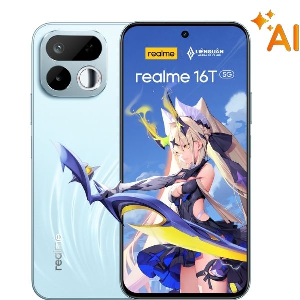 realme 16T 5G 8GB/128GB Xanh