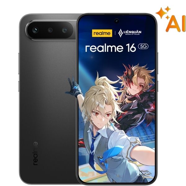 realme 16 5G 8GB/256GB Đen