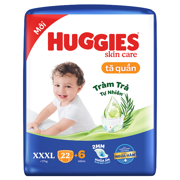 Tã quần Huggies Skincare size XXXL