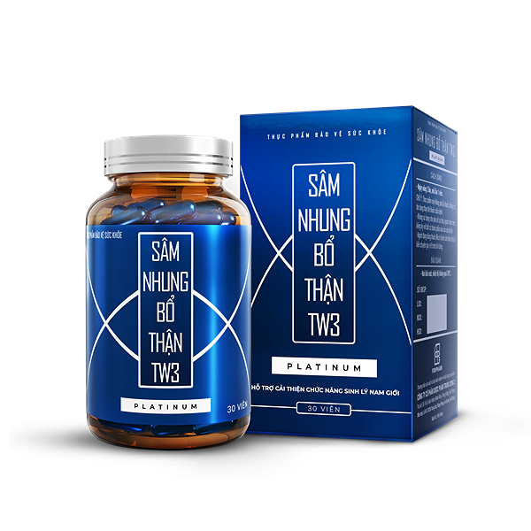 Sâm nhung bổ thận TW3 platinum hỗ trợ bổ thận tráng dương