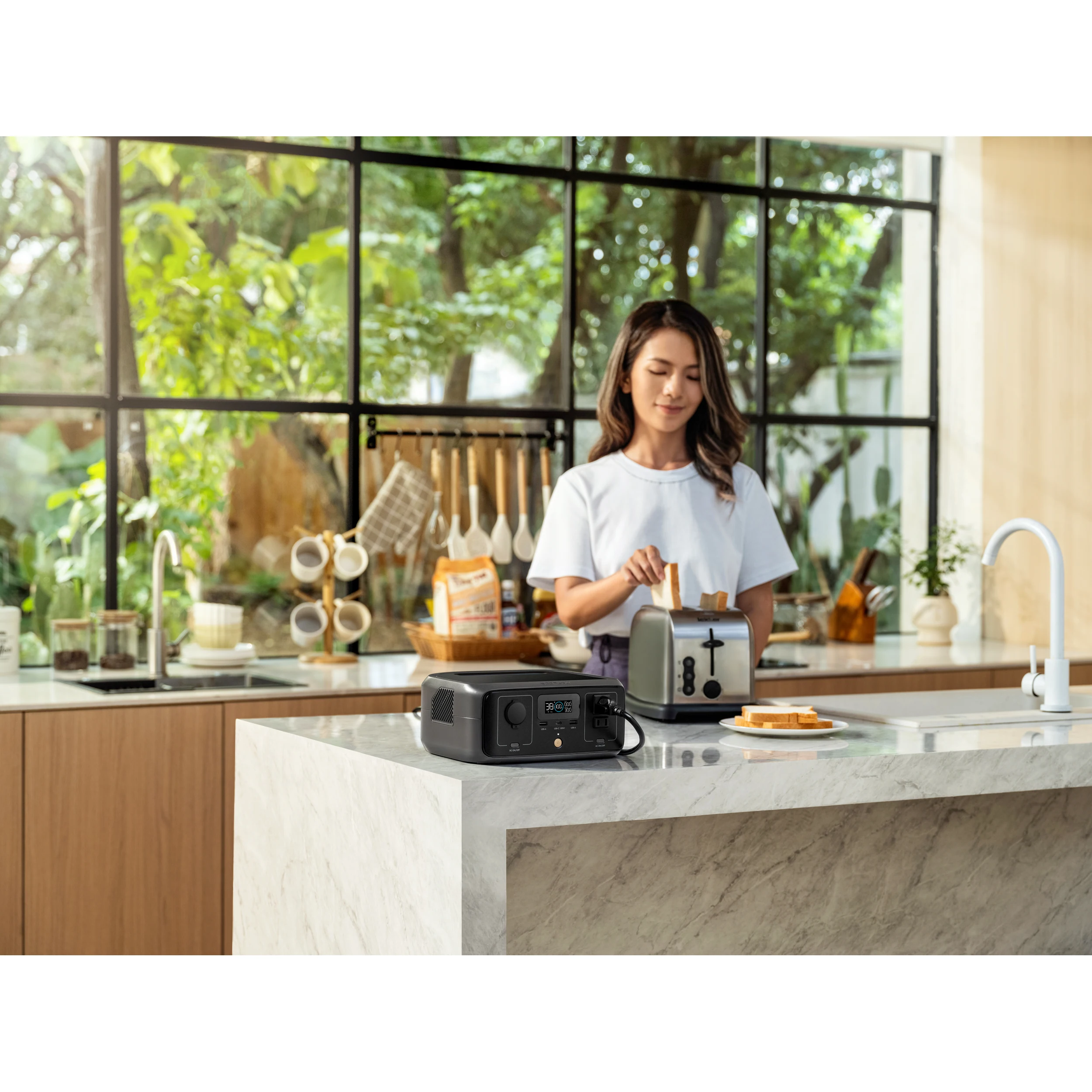 Trạm sạc di động Ecoflow 300W 245Wh River 3 UPS - 15