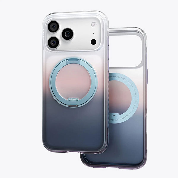 Ốp Lưng iPhone 18 Pro Max/17 Pro Max Magnetic O3 AIR TORRAS Ombre Xanh Trắng