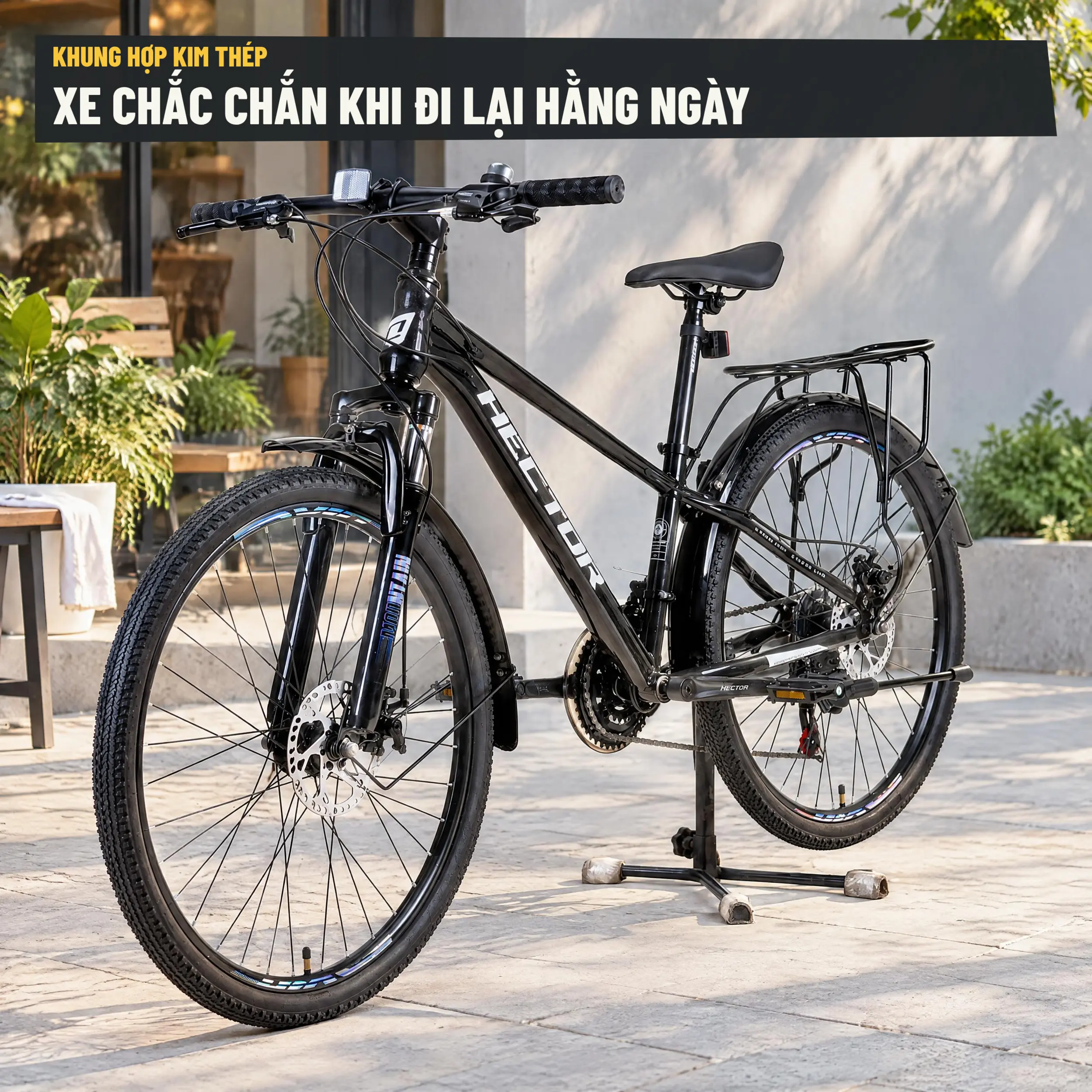 Xe Đạp Địa Hình HECTOR APOLLO 2B 26 INCH Đen ánh kim - 4