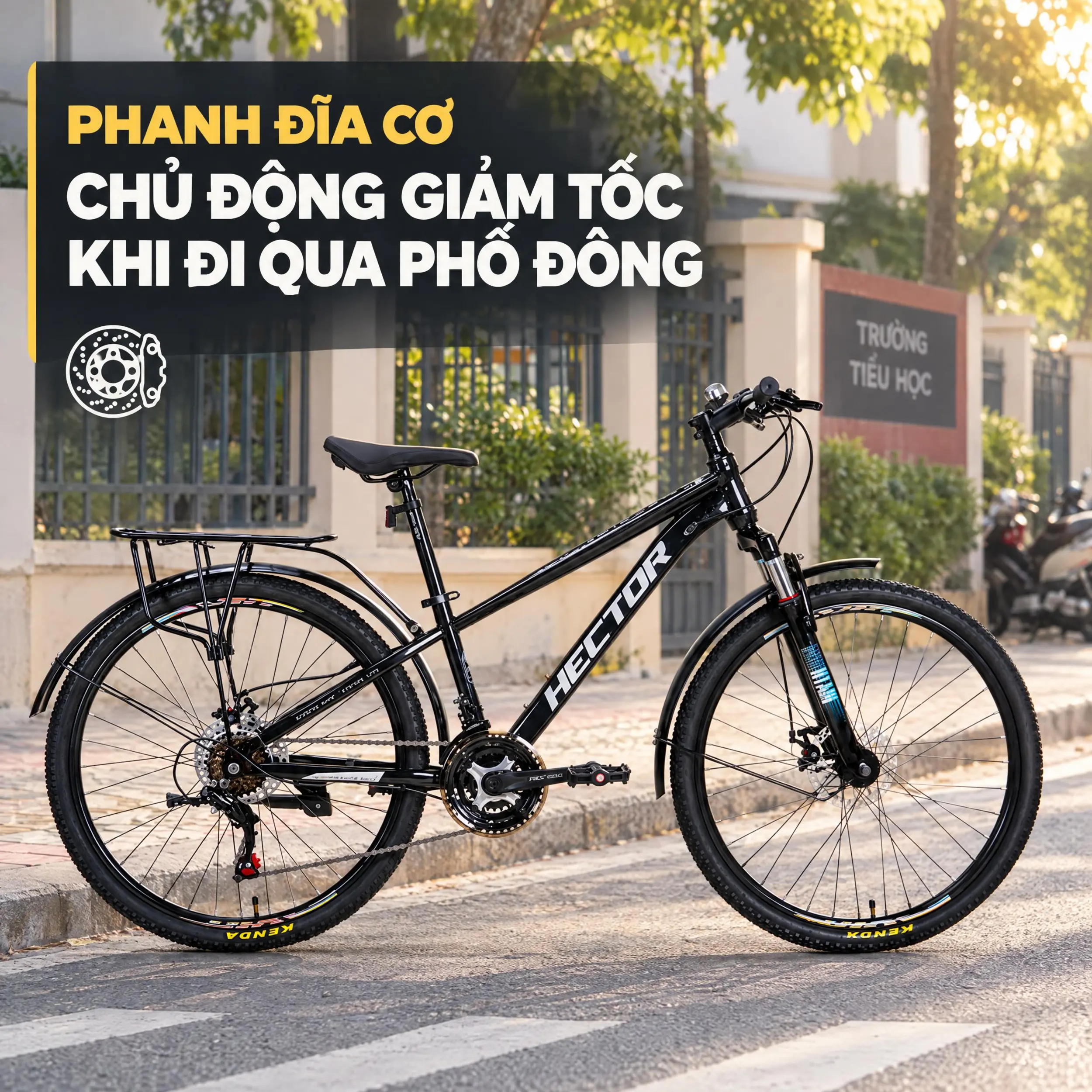 Xe Đạp Địa Hình HECTOR APOLLO 2B 26 INCH Đen ánh kim - 5