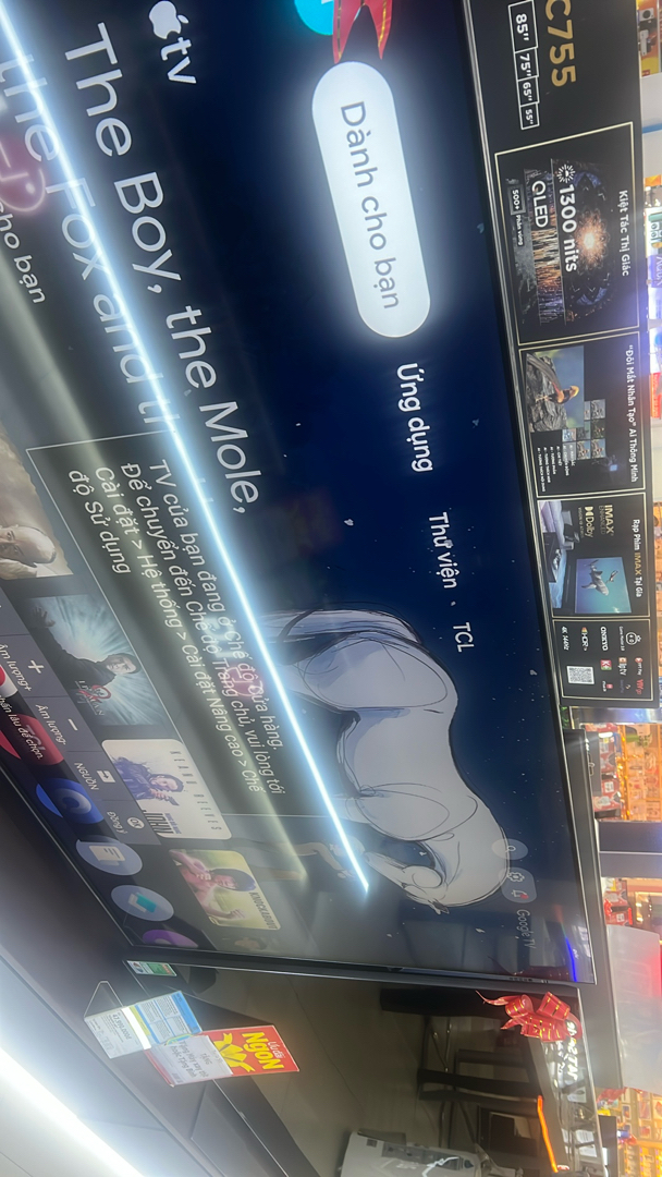 Tivi QLED Mini LED 4K TCL 75C755