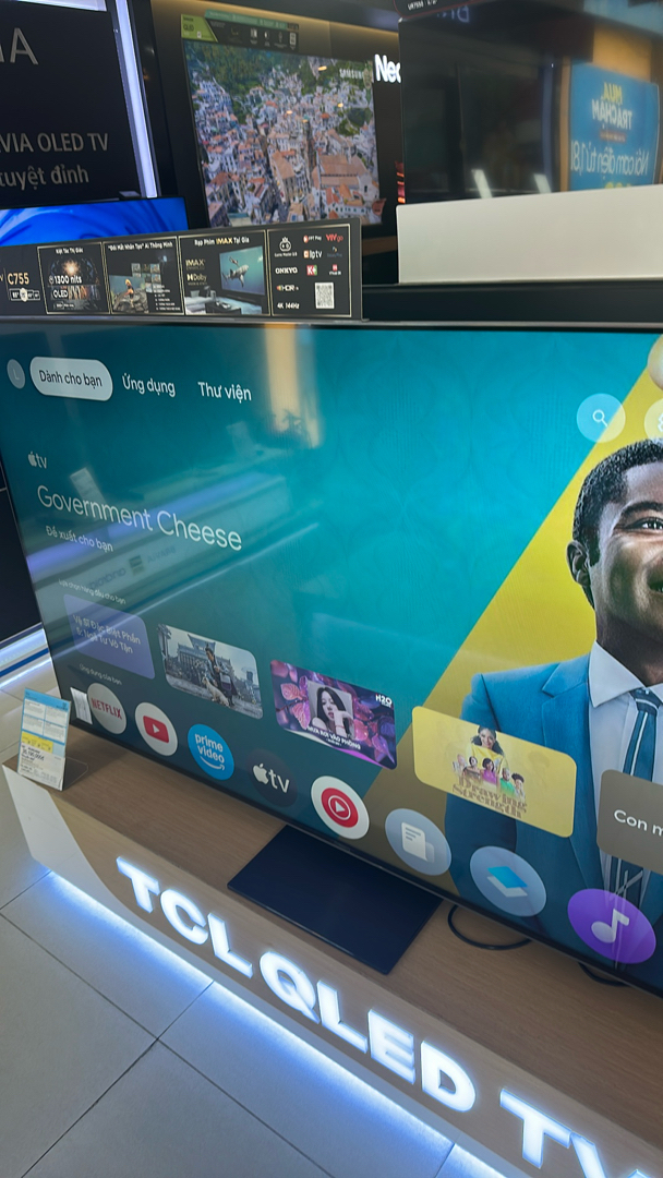 Tivi QLED Mini LED 4K TCL 75C755