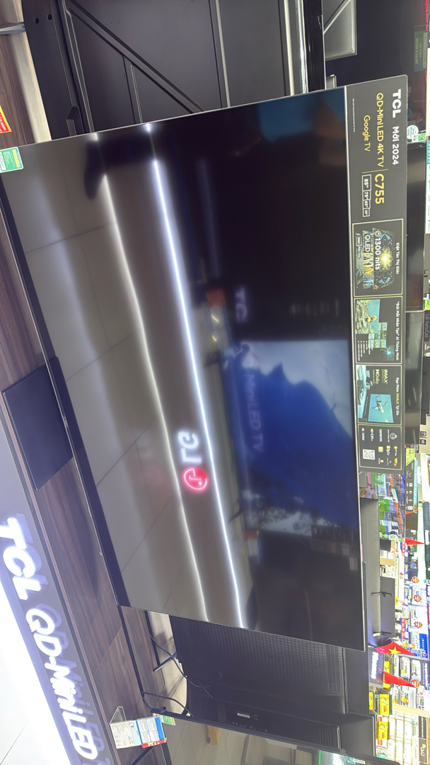 Tivi QLED Mini LED 4K TCL 75C755