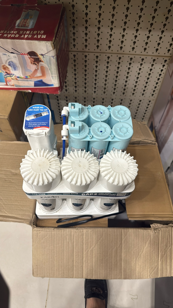 Máy lọc nước RO âm tủ Karofi KAQ-US08 10 lõi (Imei)