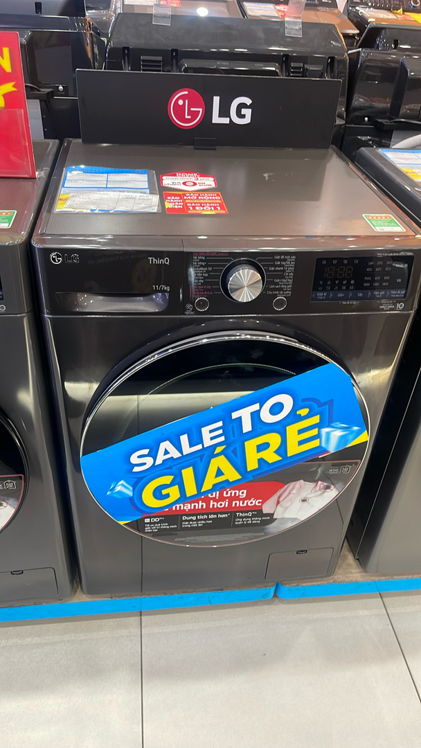 Máy giặt sấy LG FV1411D4B