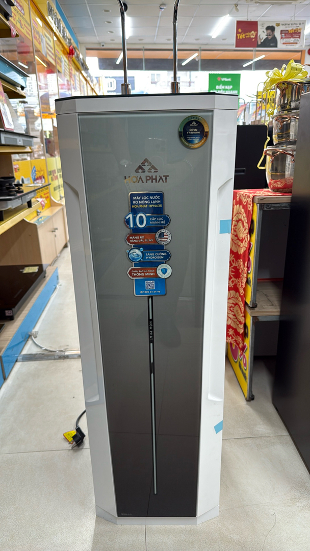 Máy lọc nước RO nóng lạnh tủ đứng Hòa Phát HPN635 10 lõi (Imei)