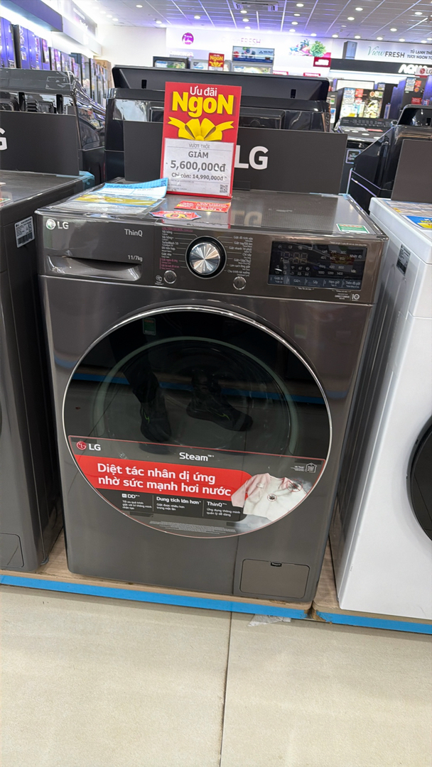 Máy giặt sấy LG FV1411D4B