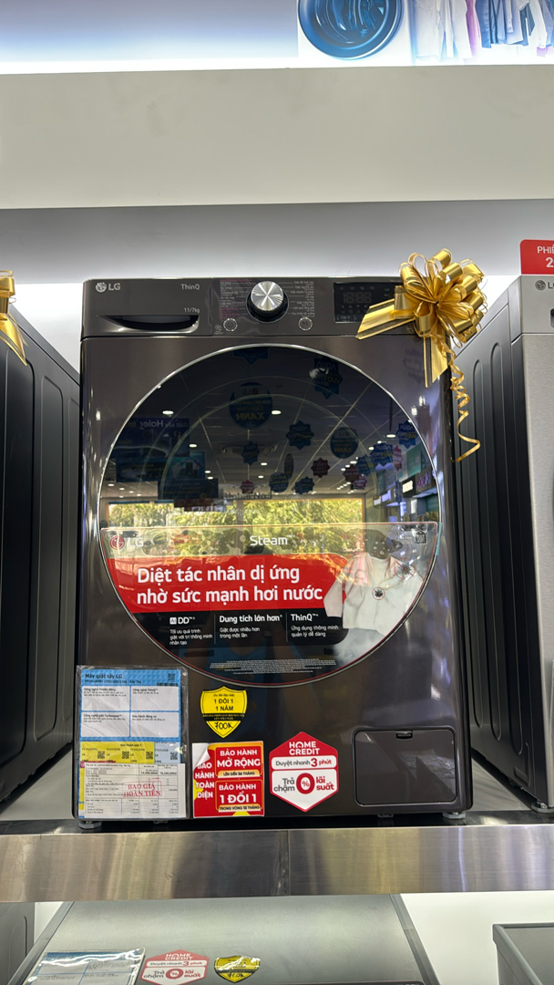 Máy giặt sấy LG FV1411D4B